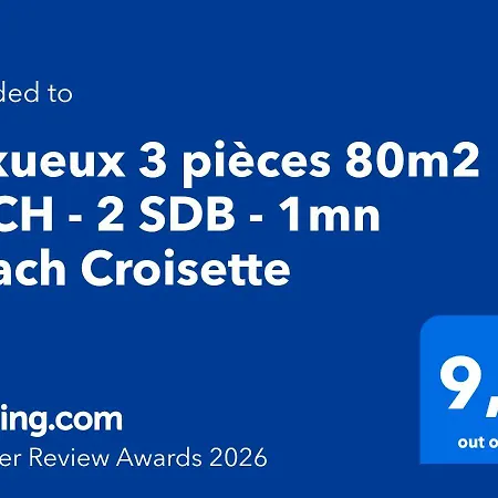 Prestige Suite Cannes - Luxury 80M2 2Br 2Ba - 3 Min To Croisette & Beach *