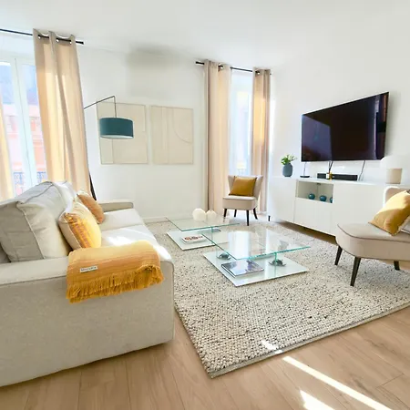 Prestige Suite Cannes - Luxury 80M2 2Br 2Ba - 3 Min To Croisette & Beach Apartment *